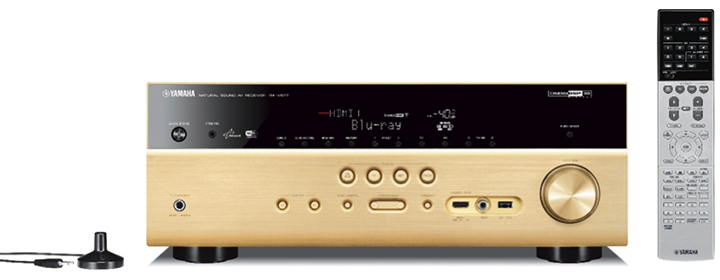 新款上市：RX-V677，万利7.2声道数码家庭影院收音扩音机 